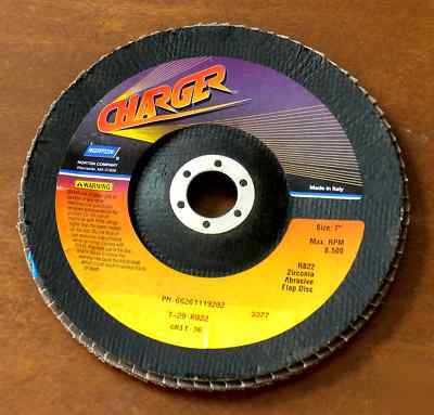 New charger norton abrasive flap disc 7