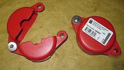 New lot of 7 brady gate valve lockout device 65560 