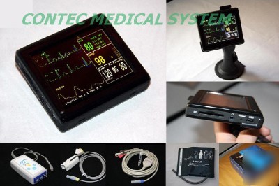 Nib 3.5 color tft handheld patient monitor ecg SPO2 p pr