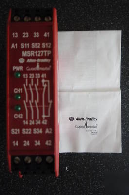 Nib allen bradley guardmaster MSR127TP safety relay b 