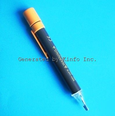 Non-contact voltage detector with audio visual alert