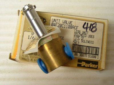 Parker gold ring solenoid unit valve 1/4