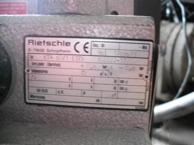 Rietschle kta - 60 druvac pump