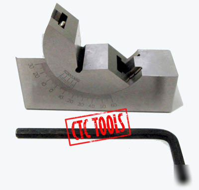 Toolmaker precision micro adjustable angle block #B02