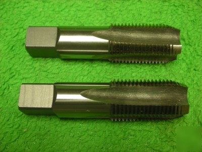 2 cleveland twist drill nps hs g plug thread tap 1/2-14