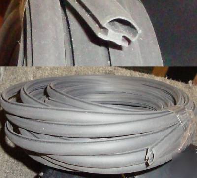 20 feet santoprene weather strip hollow rubber 1/4