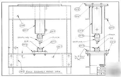 25 ton shop press, punch and brake (3 in 1)