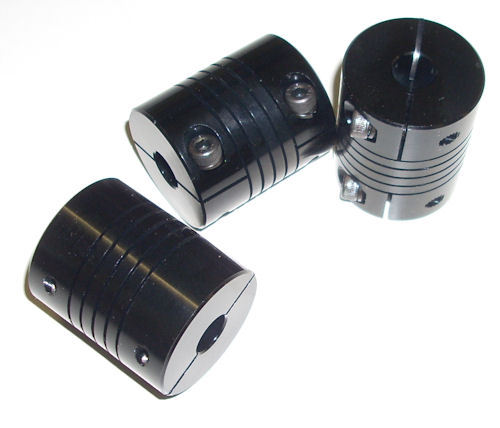 3X 3/8 flexible shaft coupling for cnc stepper or servo