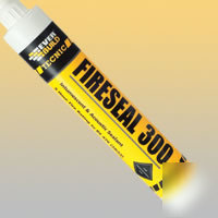 5 x fireseal 300 intumescent adhesive sealant 380ML