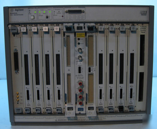Agilent vxi mainframe E8401A w/ several modules