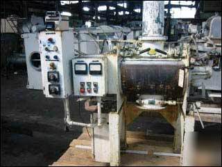 FM130D littleford mixer, s/s, jkt, 7.5 hp 