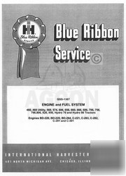 Farmall 766 806 826 856 engine fuel service manual ih