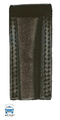 Hwc police duty plain leather mini light holder