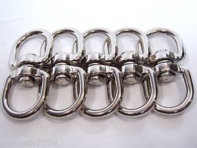 Lot double eye swivel eye swivels zink nickel finish nw