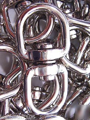 Lot double eye swivel eye swivels zink nickel finish nw