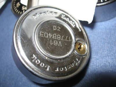 Master lock combination lock lot