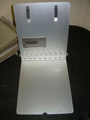 New 5 medical clinical chart holders aluminum anodized 