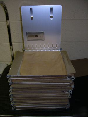 New 5 medical clinical chart holders aluminum anodized 