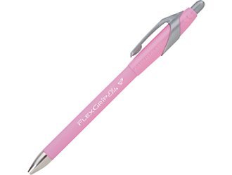 12 write for hope flexgrip pink ribbon ballpoint pens