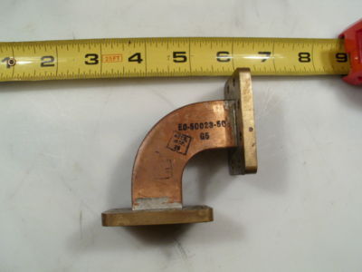 90 degree waveguide bend - copper