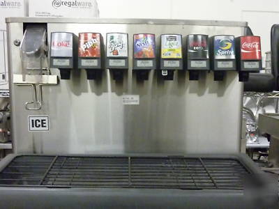 Cornelius drop in 8 flavor soda fountain