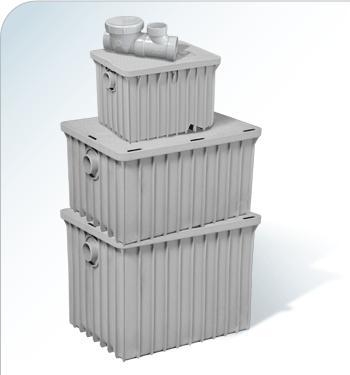 Endura grease trap, 35 g.p.m., 115 lb. capacity
