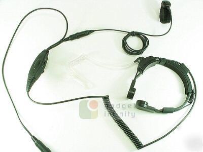 Medium duty throat mic for yaesu vx-7R 6R 177 127 w/ptt