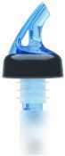 Ocean blue 2 oz pourer with collar - PP2-200BLC