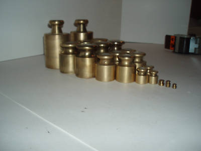 Ohaus weight set used for calibration of scales ny cert