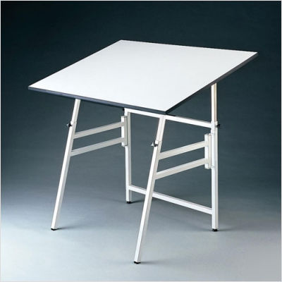 Professional drafting table base black, 24 
