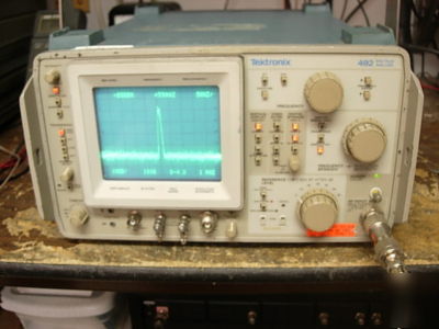 Tektronix 492 tek spectrum analyzer opt 2,3 **works**