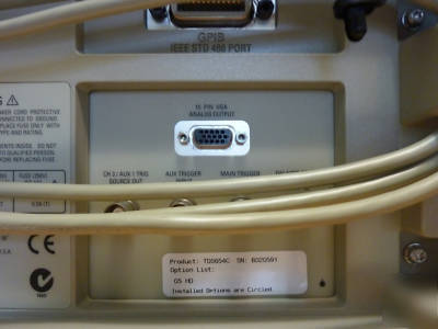 Tektronix TDS654C 500MHZ 4 channel color oscilloscope