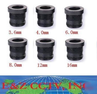 3.6MM-16MM cctv camera lens long is optional,by default