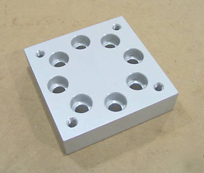 80/20 aluminum leveling caster base plate 15 s 2407