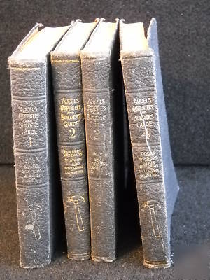 Audels carpenters & builders guide, volumes 1,2,3,and 4