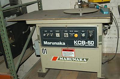 Marunaka contour edgebander KCB50 2IN stock 3/4RADIUS