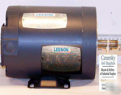 New 1 leeson C6T17NK9F 1/2 hp electric motor 