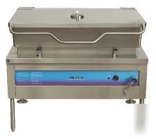 New intek electric tilt skillet, 40-gallon, gear tilt, 