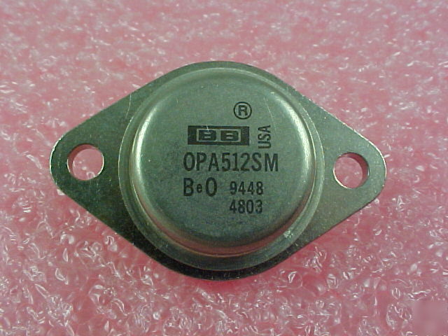 OPA512SM / OPA512 high power op amp amplifier to-3-8