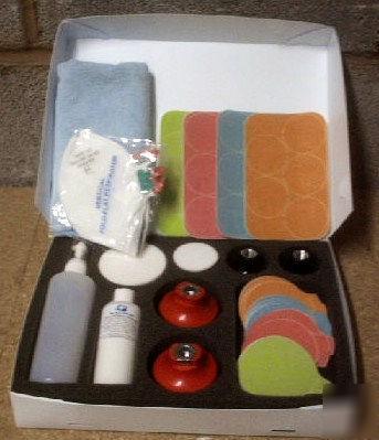 Professional glass repair kit all types of damage 2