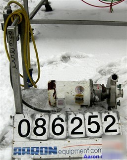 Used: fristam centrifugal pump, model FPX732-140, 316L