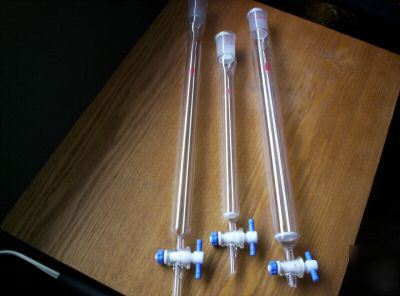 3 chromatographycolumn,24/40,fritted disc,ptfe stopcock