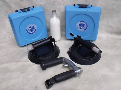 A good set of glazing equipment ,suckers & removal tool