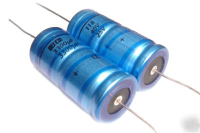 Bc components 118 axial lead capacitors 3,300UF / 40V 