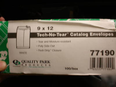 Envelopes, tech-no-tear, 9X12, pull & seal, 77190 