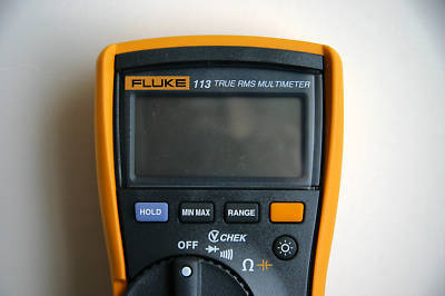 Fluke, 113 true rms multimeter, excellent, leads *