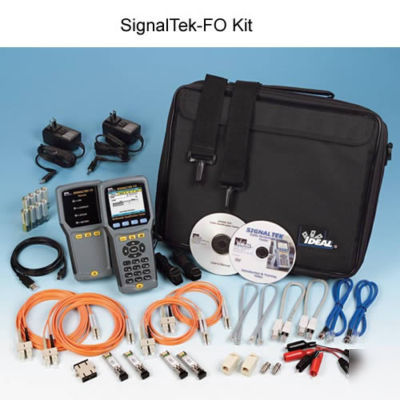 Ideal signaltek-fo copper, fiber optic, tdr tester otdr