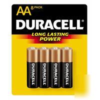 New duracell 8PK aa alkaline battery 3761
