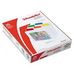 New easyview™ poly file folders, 1/3 cut asst. ...