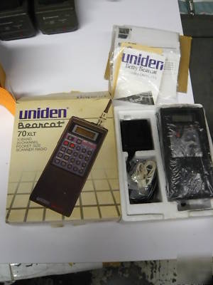 New uniden 10 band 20 ch marine scanner bearcat 70XLT